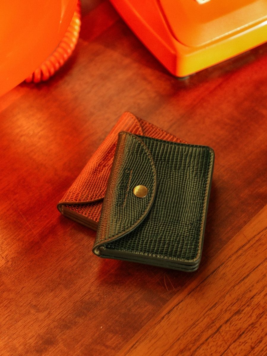 foto-vista-portamonete-in-pelle-verde-basile-1960-paul-marius-m75-l-dg