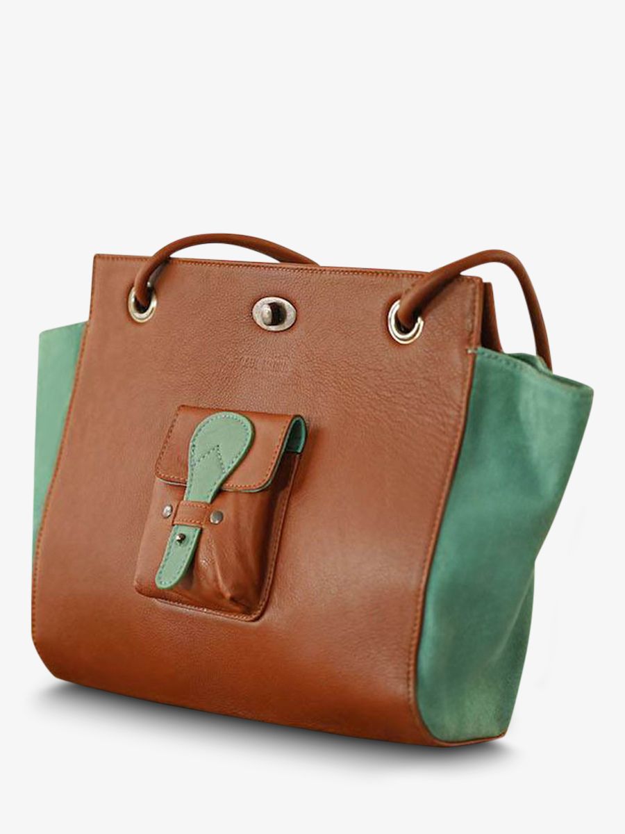 foto-vista-laterale-borsa-a-mano-in-pelle-paulmarius-marrone-verde-madame-m-verde-naturale-mandorla-paul-marius-m48-l-ga