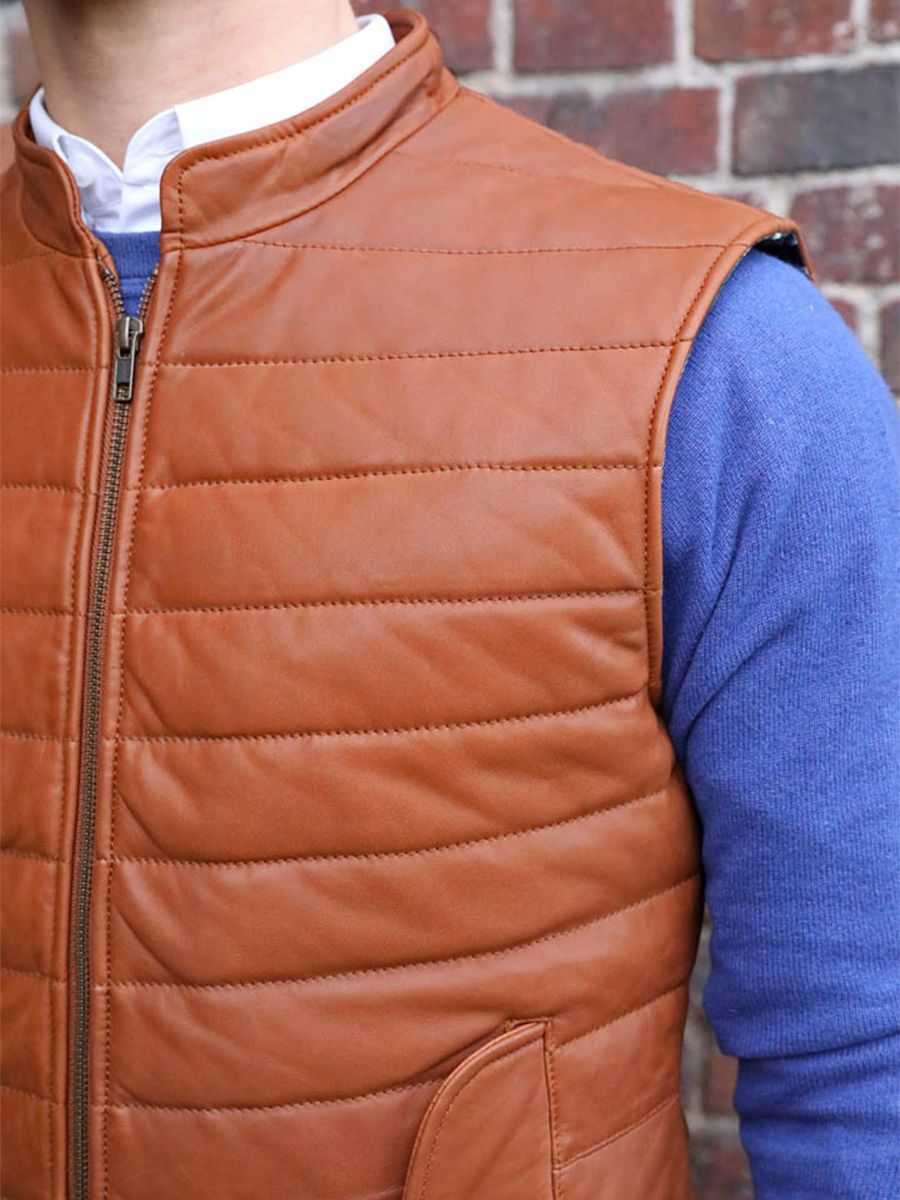 foto-vista-laterale-piumino-uomo-in-pelle-marrone-ladoudoune-homme-naturel-paul-marius-wcm-l-s