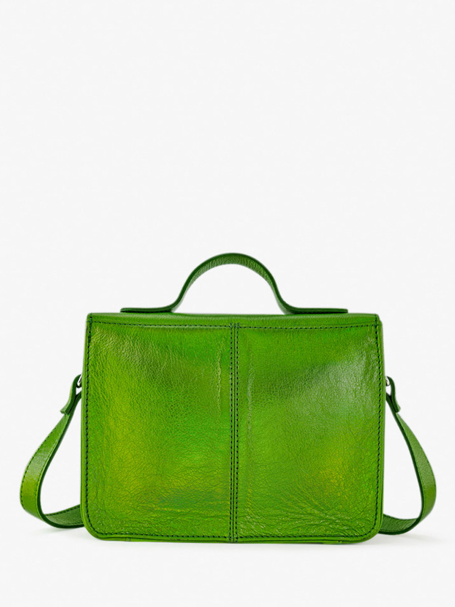 foto-vista-posteriore-borsa-a-tramonto-in-pelle-donna-verde-mademoiselle-george-assenzio-paul-marius-w05-gr-b