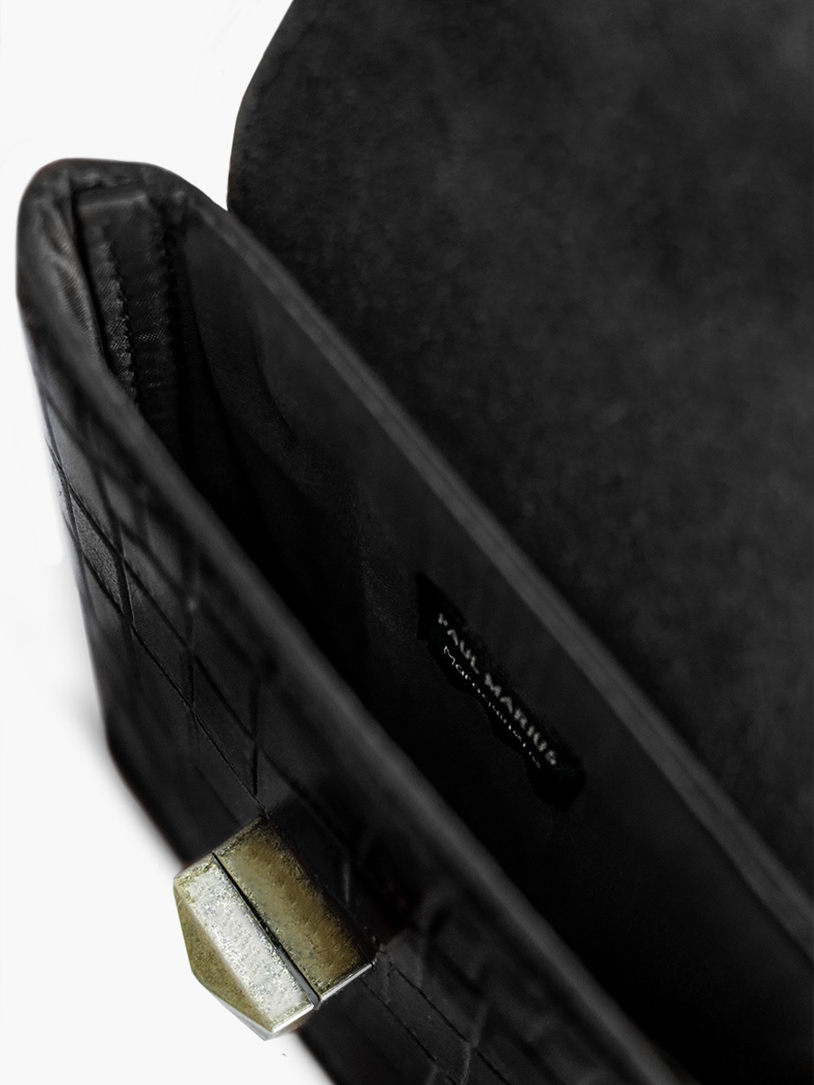 foto-interno-borsa-telefono-in-pelle-donna-agathe-alligator-nero-paul-marius-m70-a-b