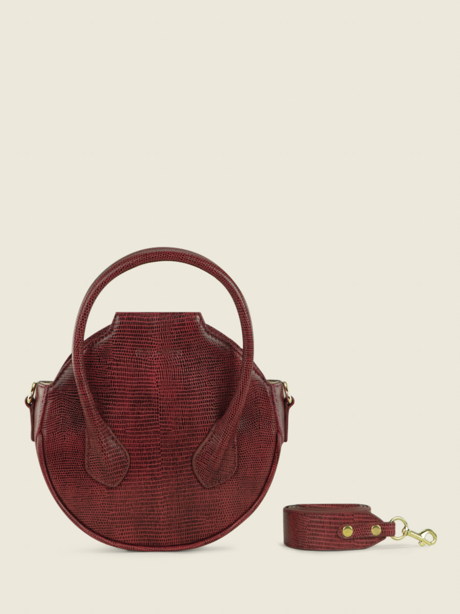 foto-vista-frontale-borsa-a-mano-in-pelle-rossa-aline-1960-granata-paul-marius-w34-l-r