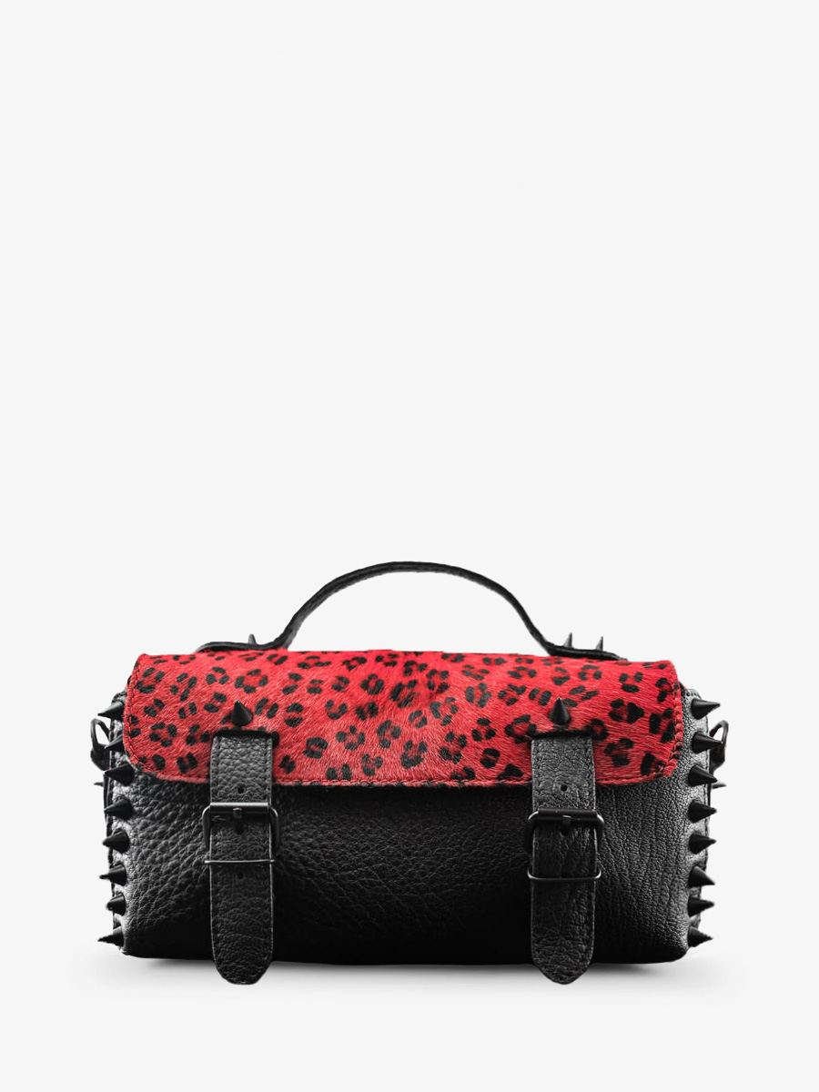foto-vista-frontale-borsa-a-tramonto-in-pelle-donna-nero-rosso-lartisane-leopard-nero-rosso-paul-marius-p02-spi-lp-b-r