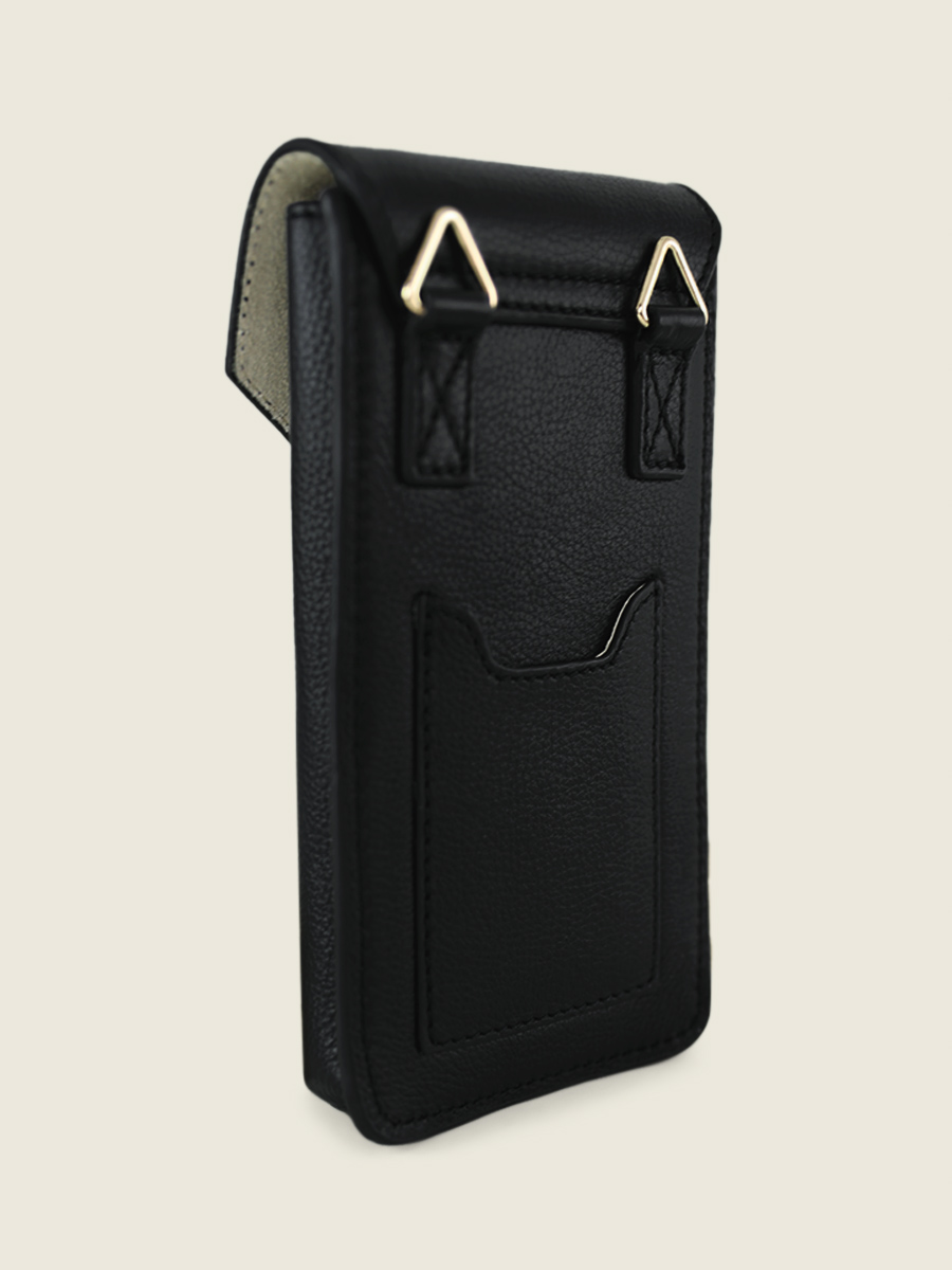foto-vista-laterale-borsa-telefono-in-pelle-nera-eva-art-deco-nera-paul-marius-m71-ad-b