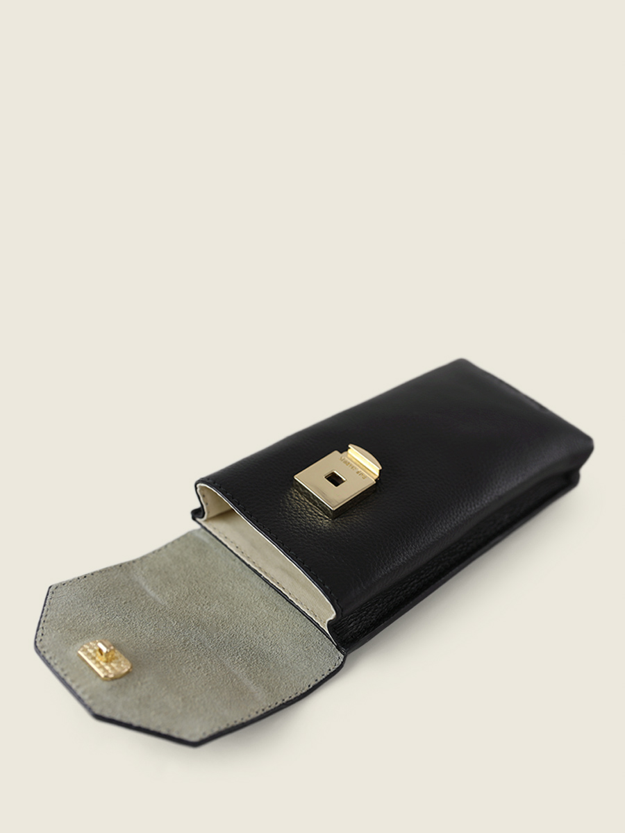 foto-vista-posteriore-borsa-telefono-in-pelle-nera-eva-art-deco-nera-paul-marius-m71-ad-b