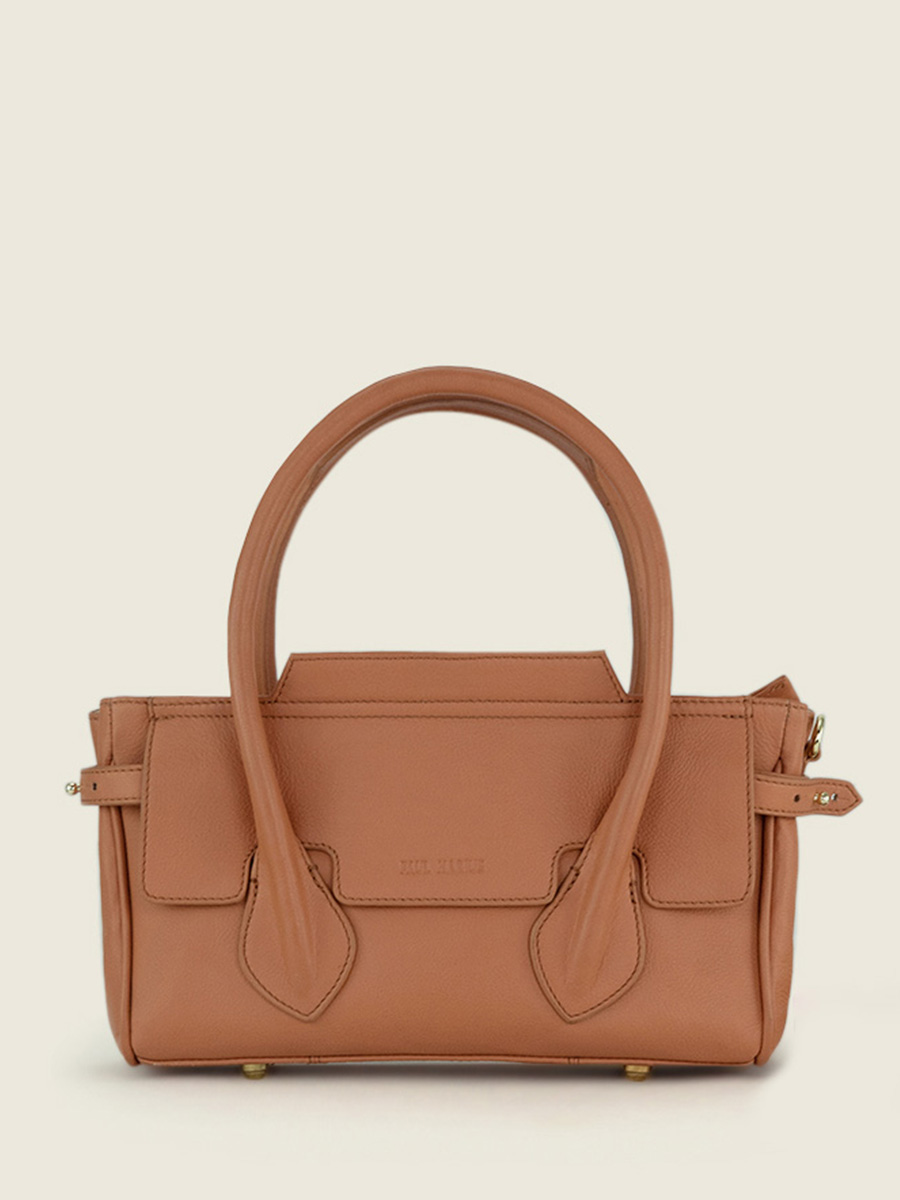 foto-vista-frontale-borsa-a-mano-in-pelle-marrone-madeleine-s-art-deco-Caramello-paul-marius-w31s-ad-ca