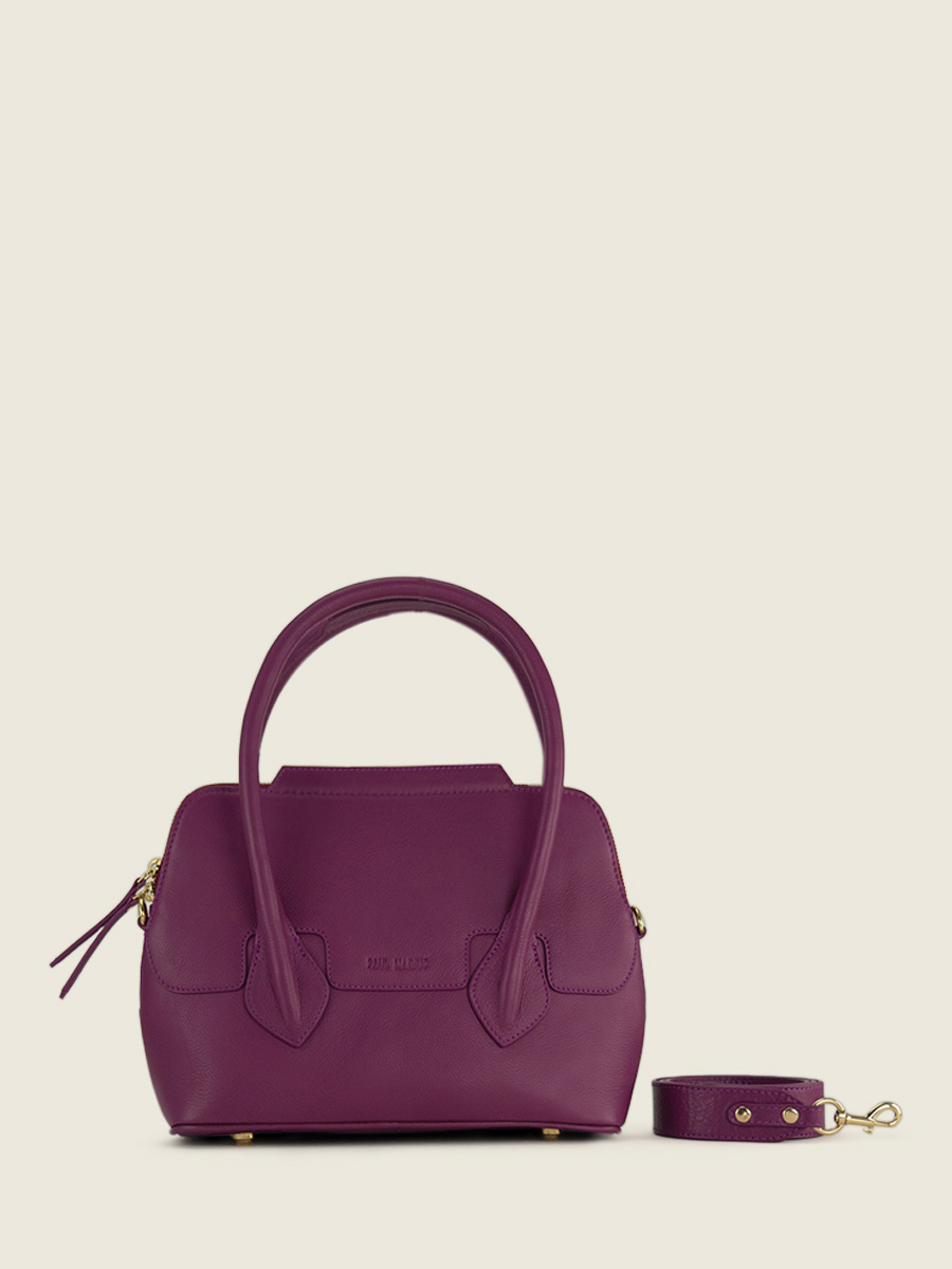 foto-vista-laterale-borsa-a-mano-in-pelle-viola-gisele-s-art-deco-zinzolin-paul-marius-w32s-ad-zi
