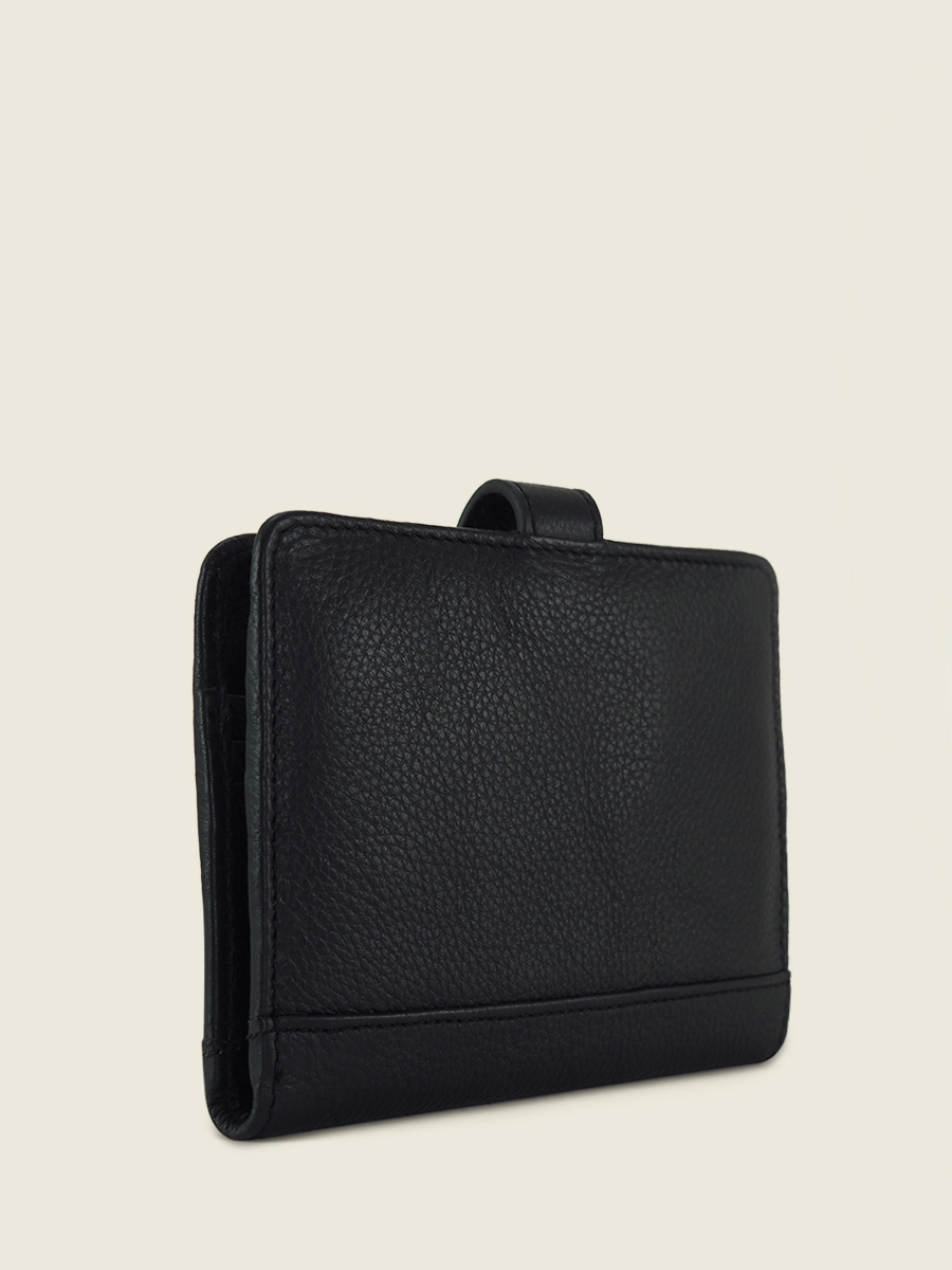 foto-vista-laterale-portafoglio-in-pelle-nera-jeanne-art-deco-nera-paul-marius-m34-ad-b