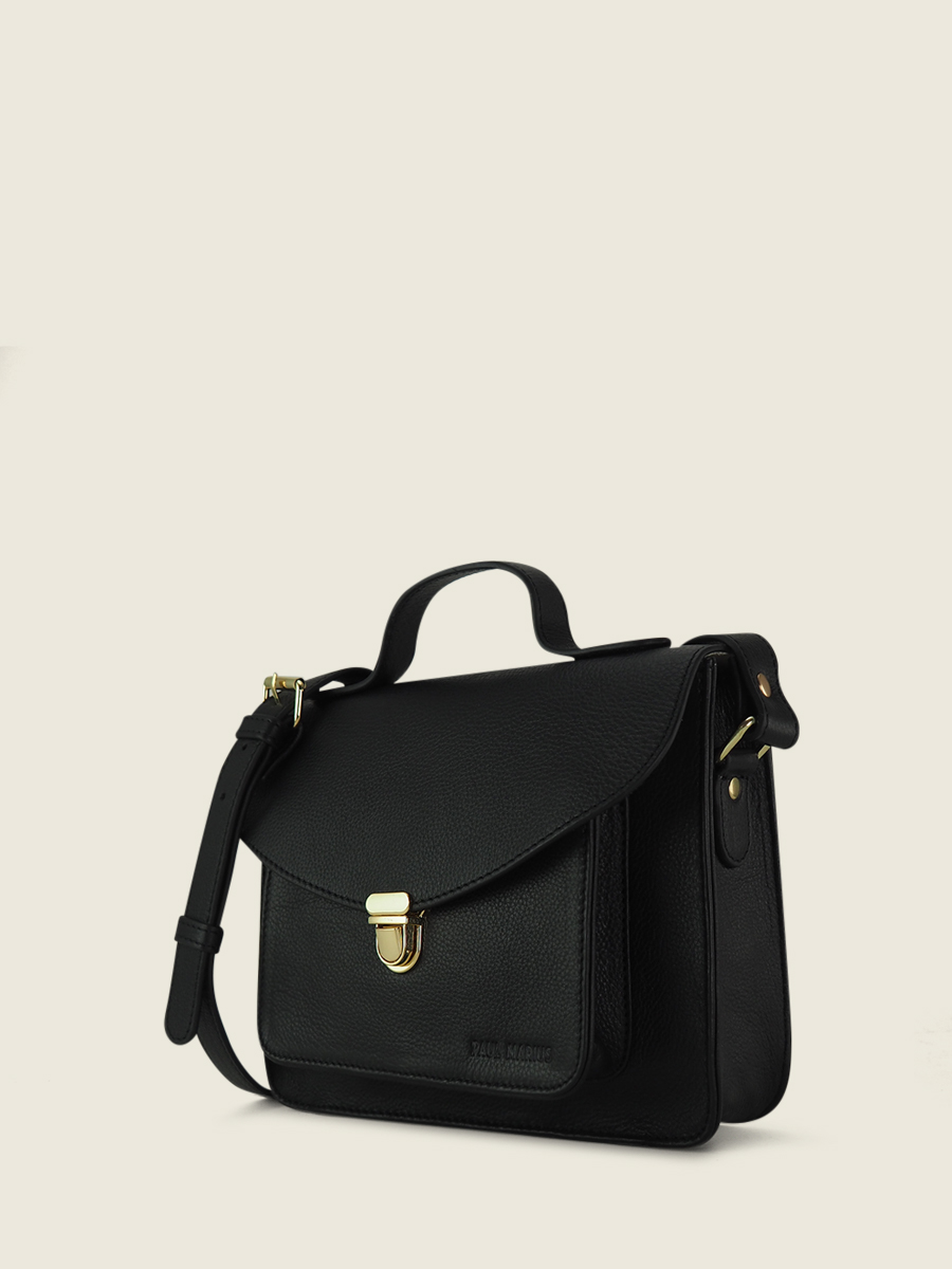 foto-vista-laterale-borsa-a-mano-in-pelle-donna-nera-mademoiselle-george-art-deco-nera-paul-marius-w05-ad-b