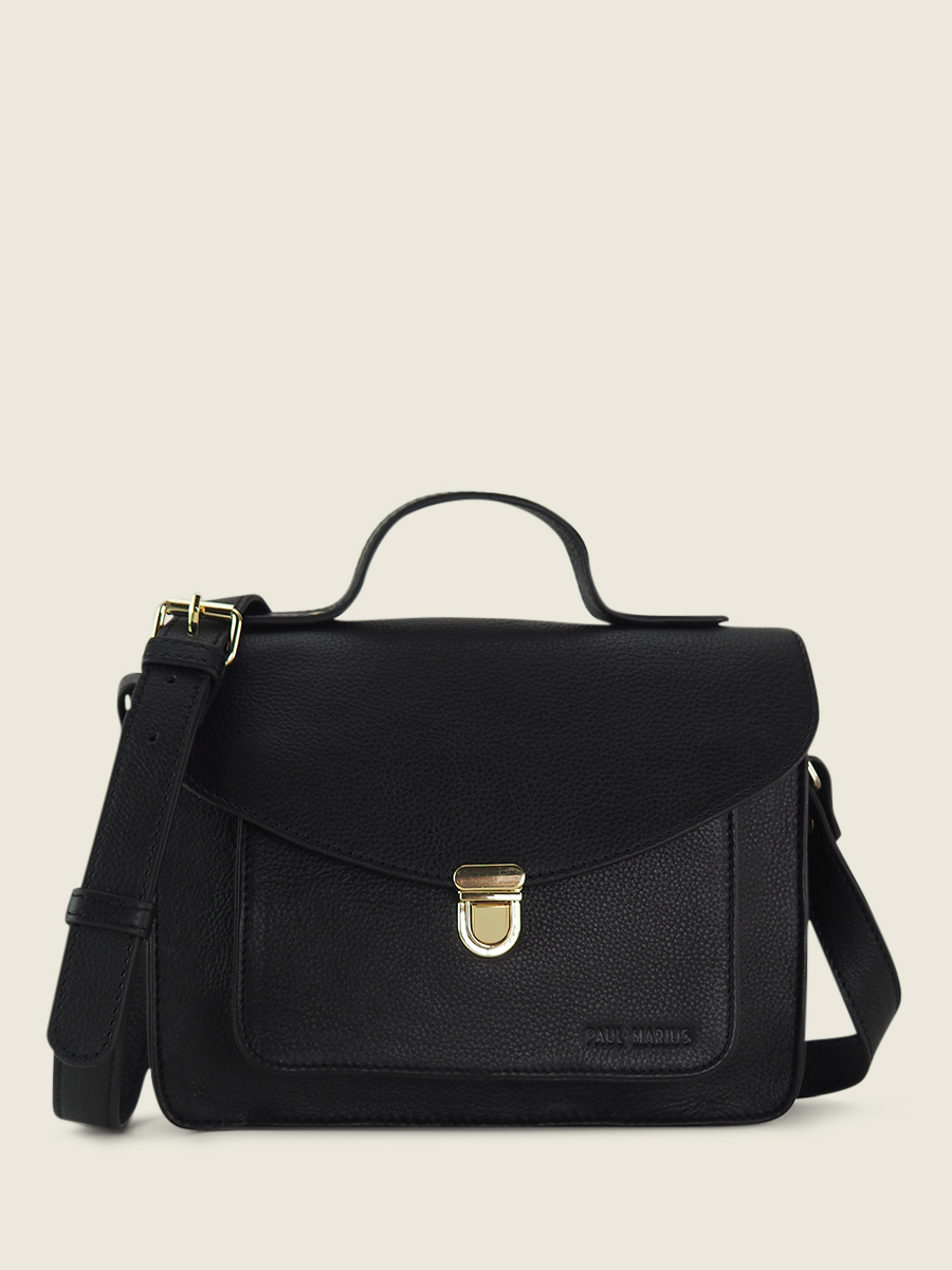 foto-vista-frontale-borsa-a-mano-in-pelle-donna-nera-mademoiselle-george-art-deco-nera-paul-marius-w05-ad-b