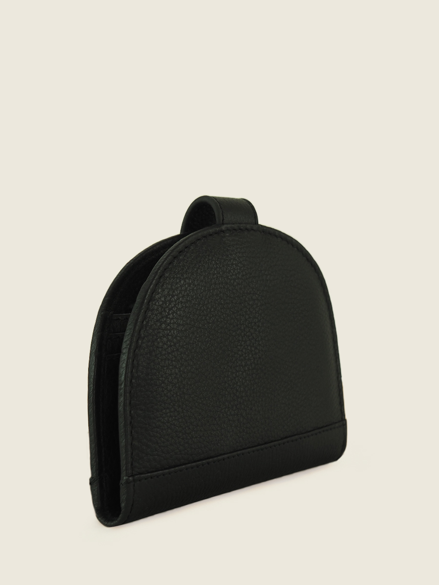 foto-vista-laterale-portafoglio-in-pelle-nera-manon-n2-art-deco-nero-paul-marius-m33-ad-b