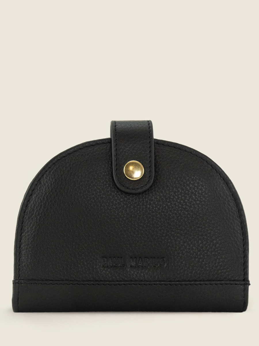 foto-vista-frontale-portafoglio-in-pelle-nera-manon-n2-art-deco-nera-paul-marius-m33-ad-b