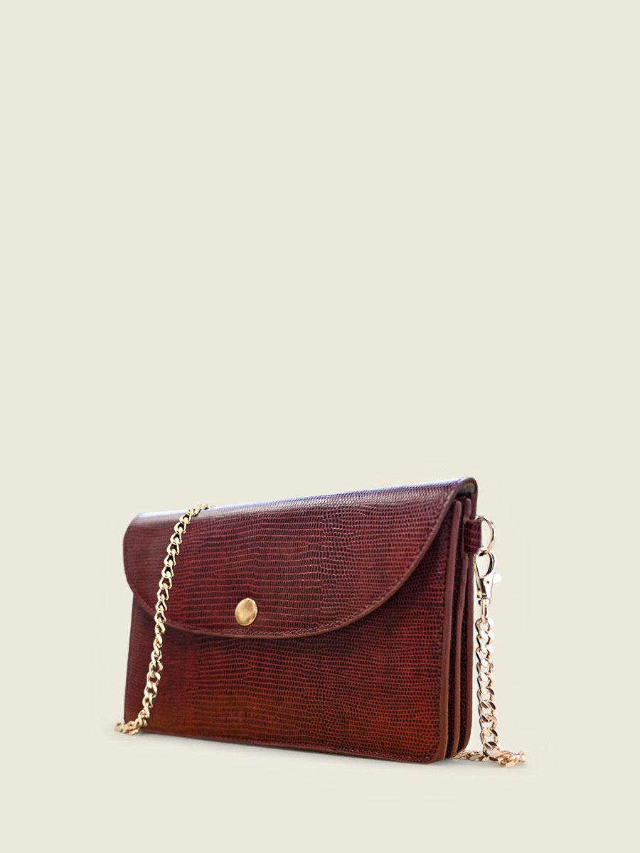 foto-vista-laterale-borsa-pochette-in-pelle-rossa-bertille-1960-paul-marius-w44-l-r