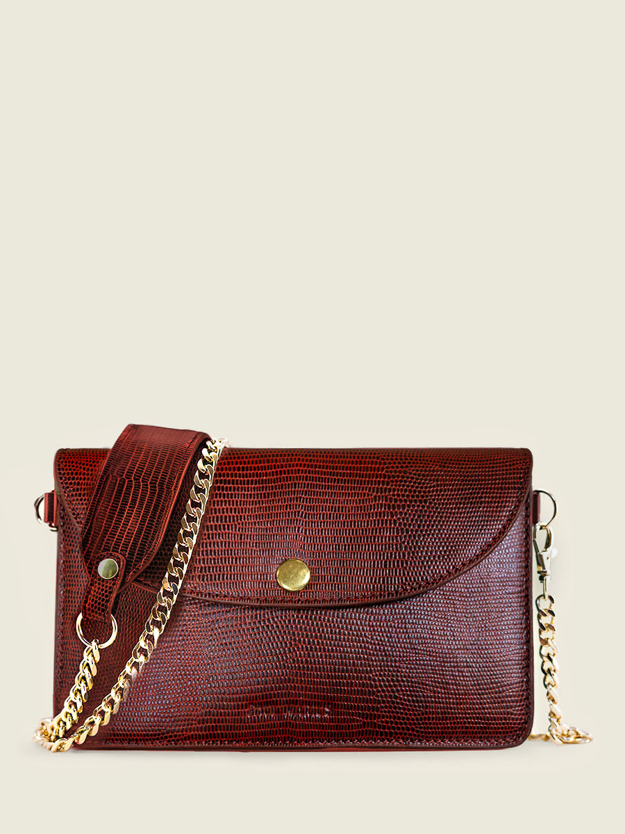 foto-vista-frontale-borsa-pochette-in-pelle-rossa-bertille-1960-paul-marius-w44-l-r