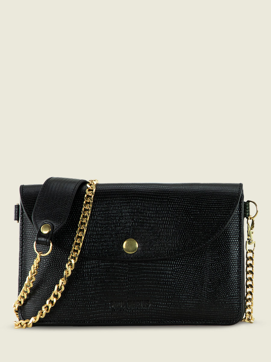 foto-vista-lato-borsa-pochette-in-pelle-nera-d'inchiostro-bertille-1960-paul-marius-w44-l-b