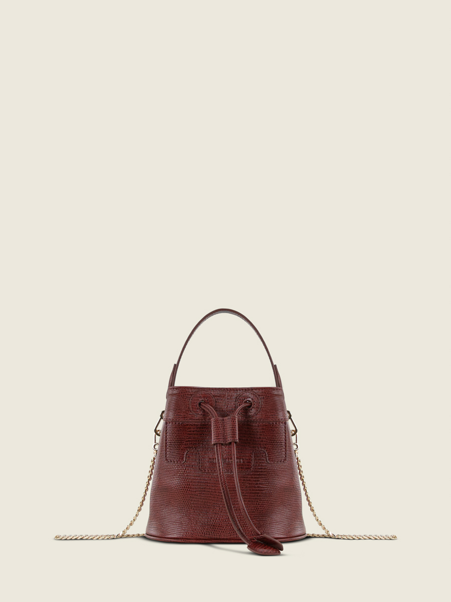 mini-borsa-a-secchiello-in-pelle-rossa-capucine-xs-1960-granata-vista-frontale-w39xs-l-r