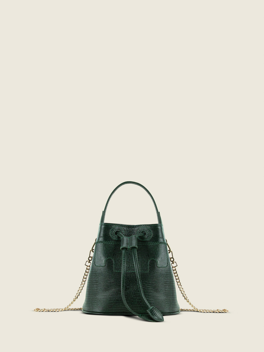 mini-borsa-a-secchiello-in-pelle-verde-capucine-xs-1960-malachite-vista-frontale-w39xs-l-dg
