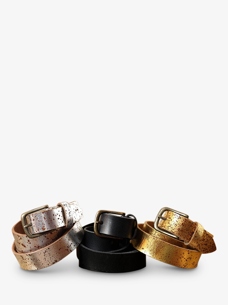 foto-vista-laterale-cintura-in-pelle-per-uomo-e-donna-dorata-con-fibbia-e-lenti-dorati-paul-marius-lb-95-gd