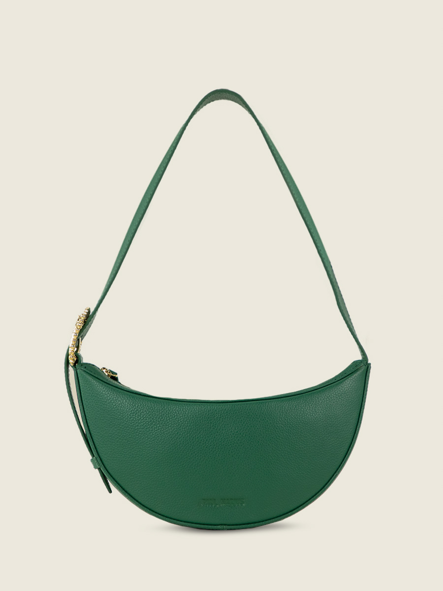 foto-vista-frontale-borsa-a-mezzaluna-in-pelle-verde-celeste-verde-imperiale-paul-marius-w50-az-gr