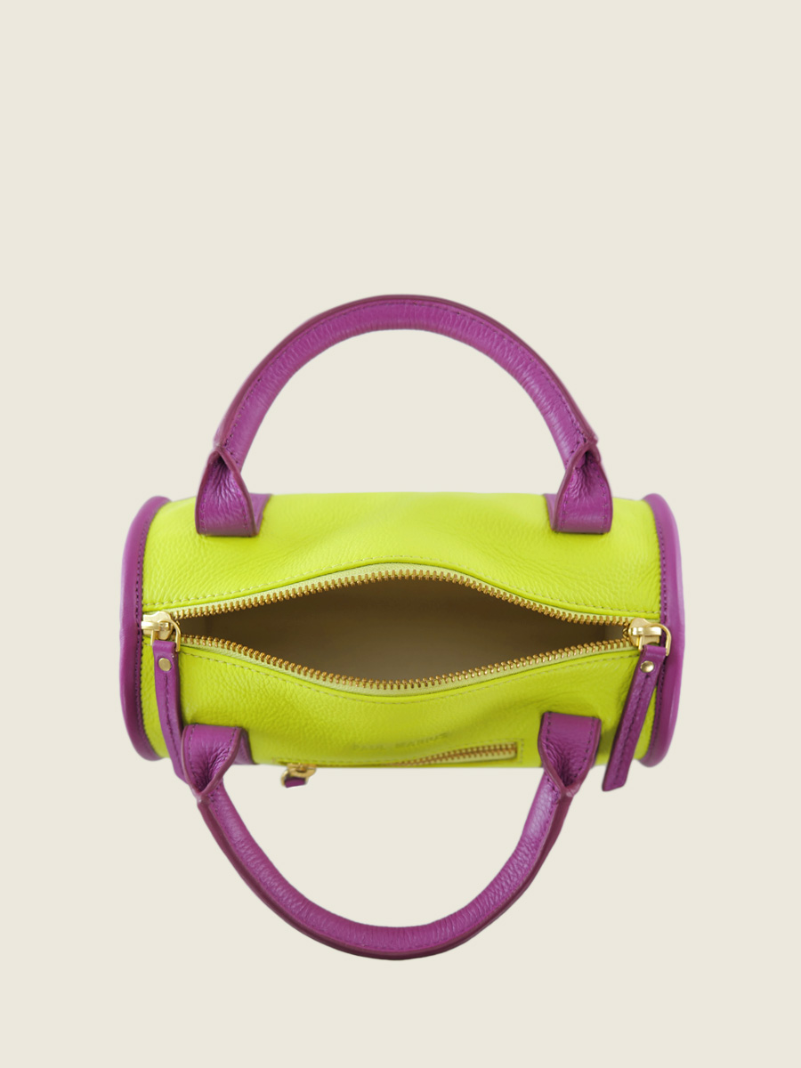foto-mini-borsa-a-mano-in-pelle-verde-viola-charlie-sorbet-mela-cassis-paul-marius-w30-sb-lgr-p