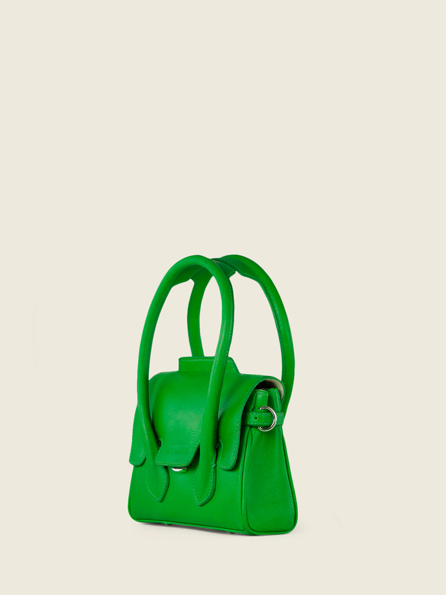 foto-vista-lato-mini-borsa-a-mano-in-pelle-verde-colette-xs-neon-paul-marius-w28xs-ne-gr