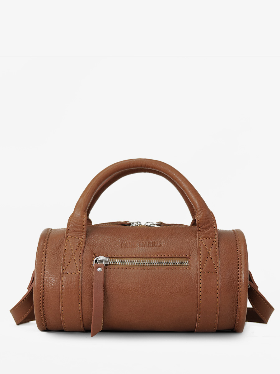 foto-vista-frontale-borsa-a-mano-in-pelle-marrone-donna-charlie-naturale-paul-marius-w30-l