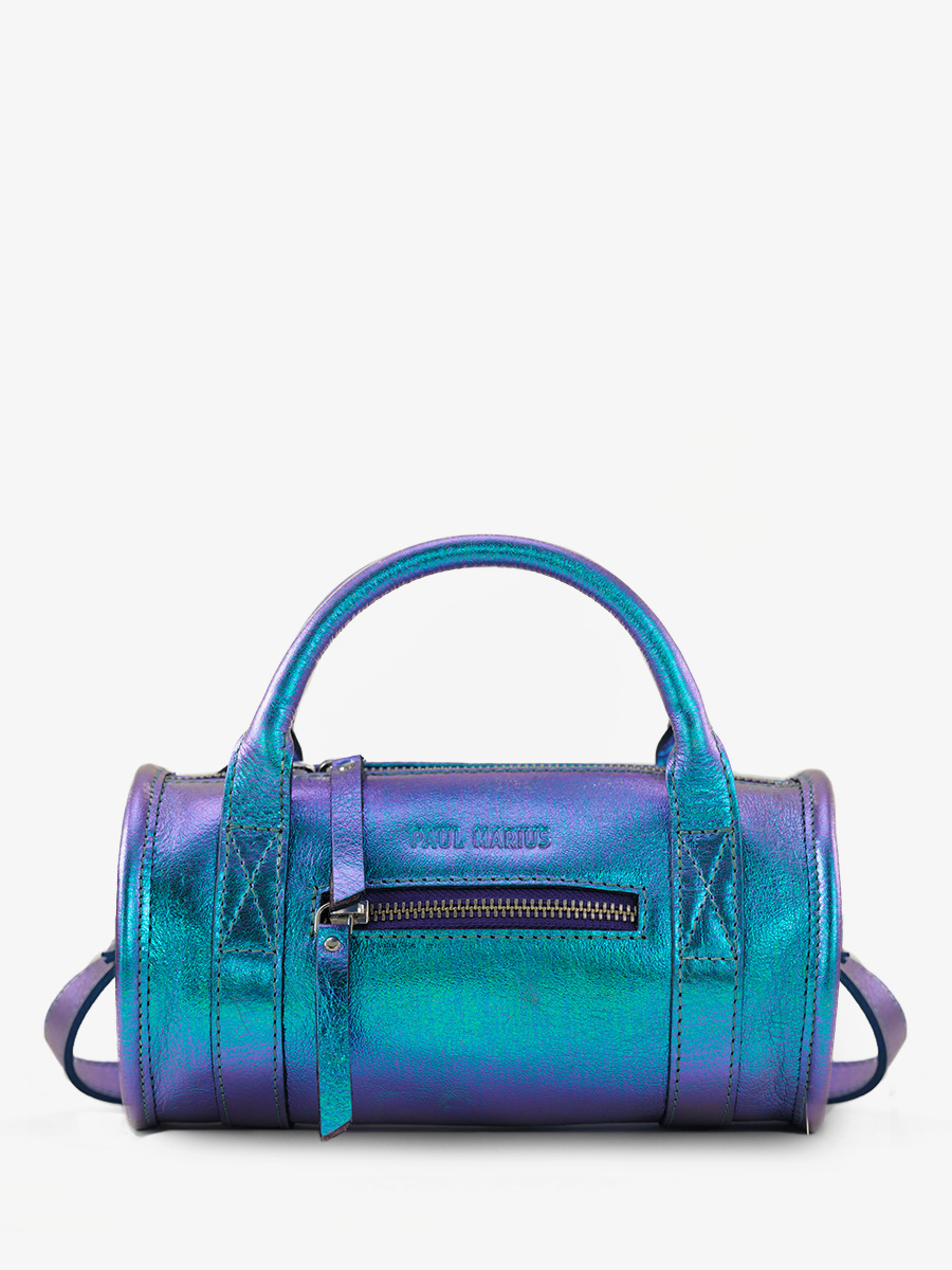 foto-vista-frontale-borsa-a-mano-in-pelle-blu-iridescente-donna-charlie-scarabee-paul-marius-w30-p-blu