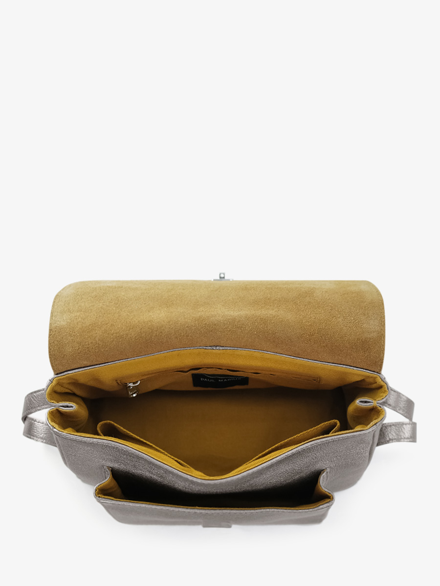 foto-vista-interna-borsa-a-tramoggia-in-pelle-metallizzata-argento-diane-s-acciaio-paul-marius-w035s-gm