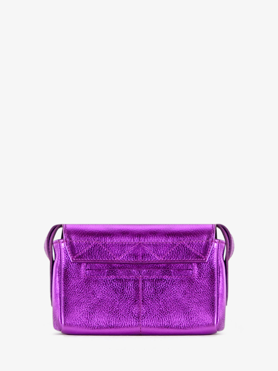 foto-vista-dietro-mini-borsa-a-tramonto-in-pelle-viola-metallizzata-diane-xs-bonbon-paul-marius-w35xs-m-p