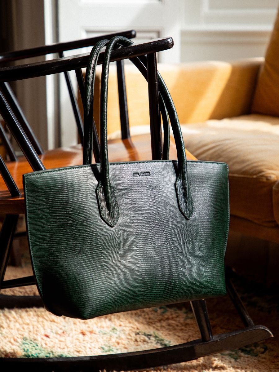 foto-vista-zoom-materiale-borsa-tote-in-pelle-verde-donna-edith-1960-malachite-paul-marius-w49-l-dg