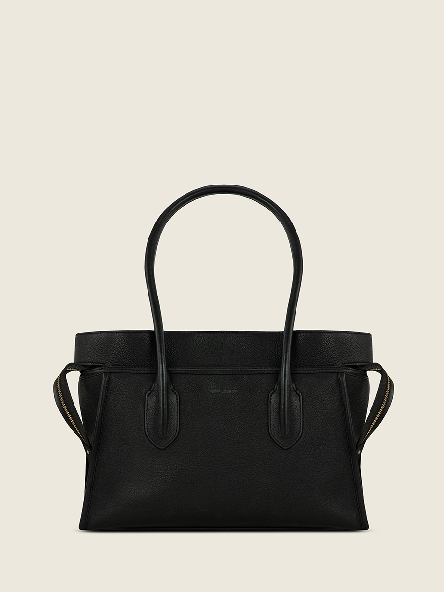 borsa-da-viaggio-borsa-a-mano-eros-m-nero-Charbon-vista-frontale-w52m-bm-b