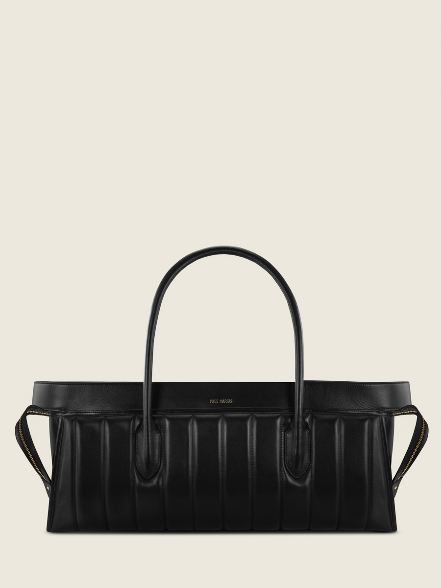 borsa-da-viaggio-imbottita-eros-ultra-lunga-selleria-nera-vista-frontale-w52l-mat-s-b