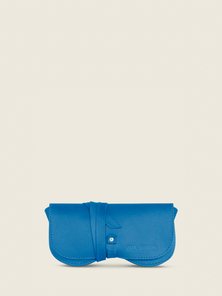 foto-vista-frontale-custodia-per-occhiali-da-sole-in-pelle-da-donna-arancione-l-custodia-per-occhiali-da-sole-neon-paul-marius-m49-ne-blu