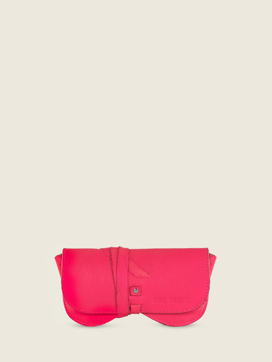 foto-vista-frontale-custodia-per-occhiali-in-pelle-rosa-custodia-per-occhiali-neon-paul-marius-m49-ne-pi