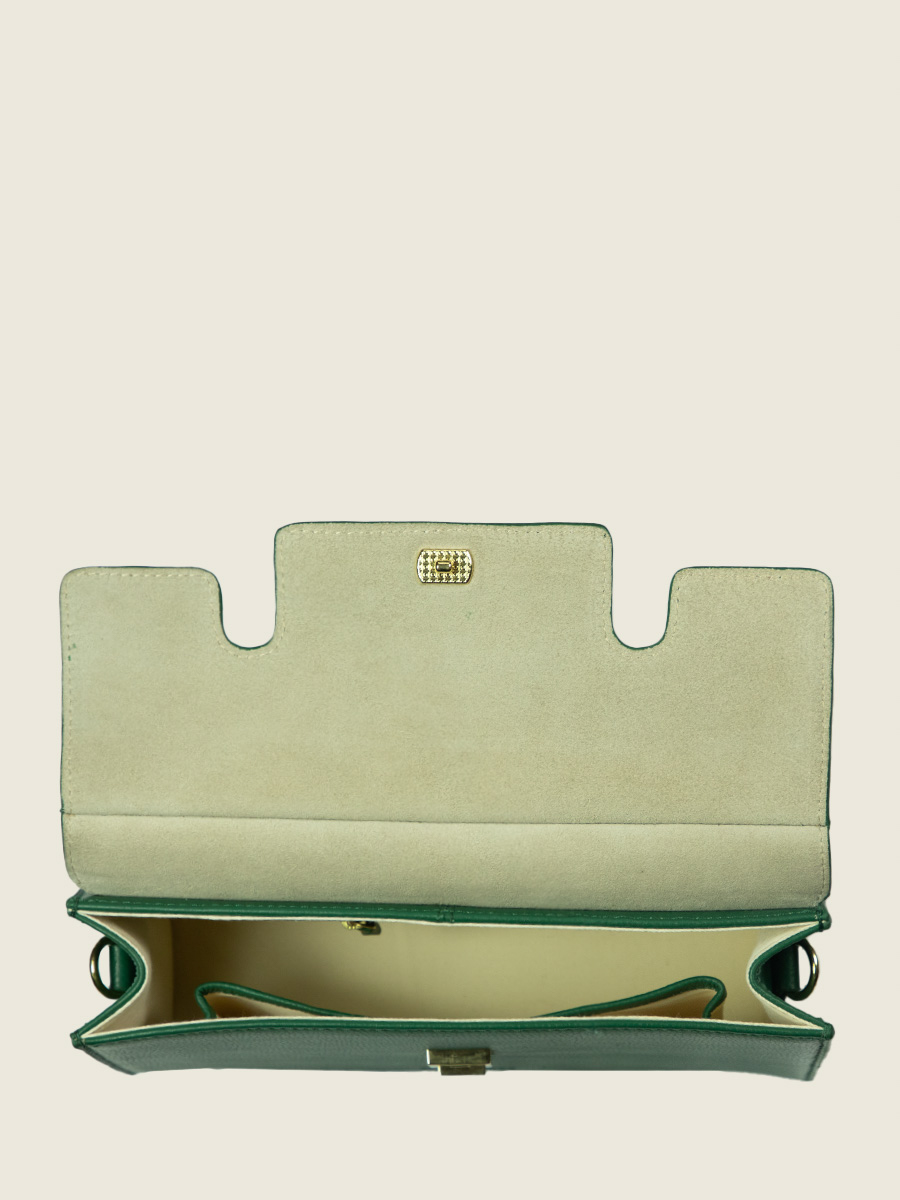 foto-vista-portata-borsa-baguette-in-pelle-verde-gabrielle-azur-verde-imperiale-paul-marius-w42-az-gr
