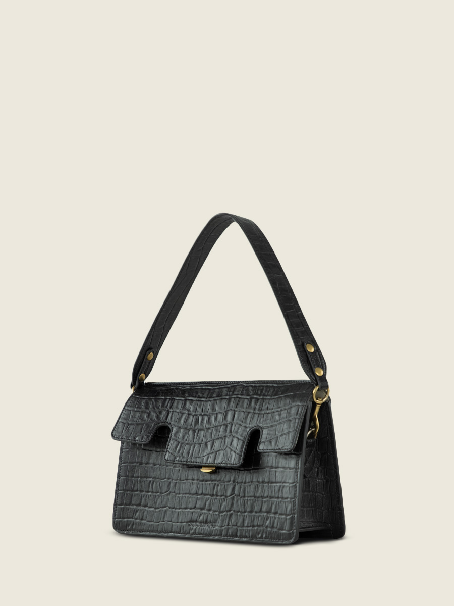 foto-vista-dietro-borsa-baguette-in-pelle-nera-gabrielle-heritage-nero-corvino-paul-marius-w42-cr-b