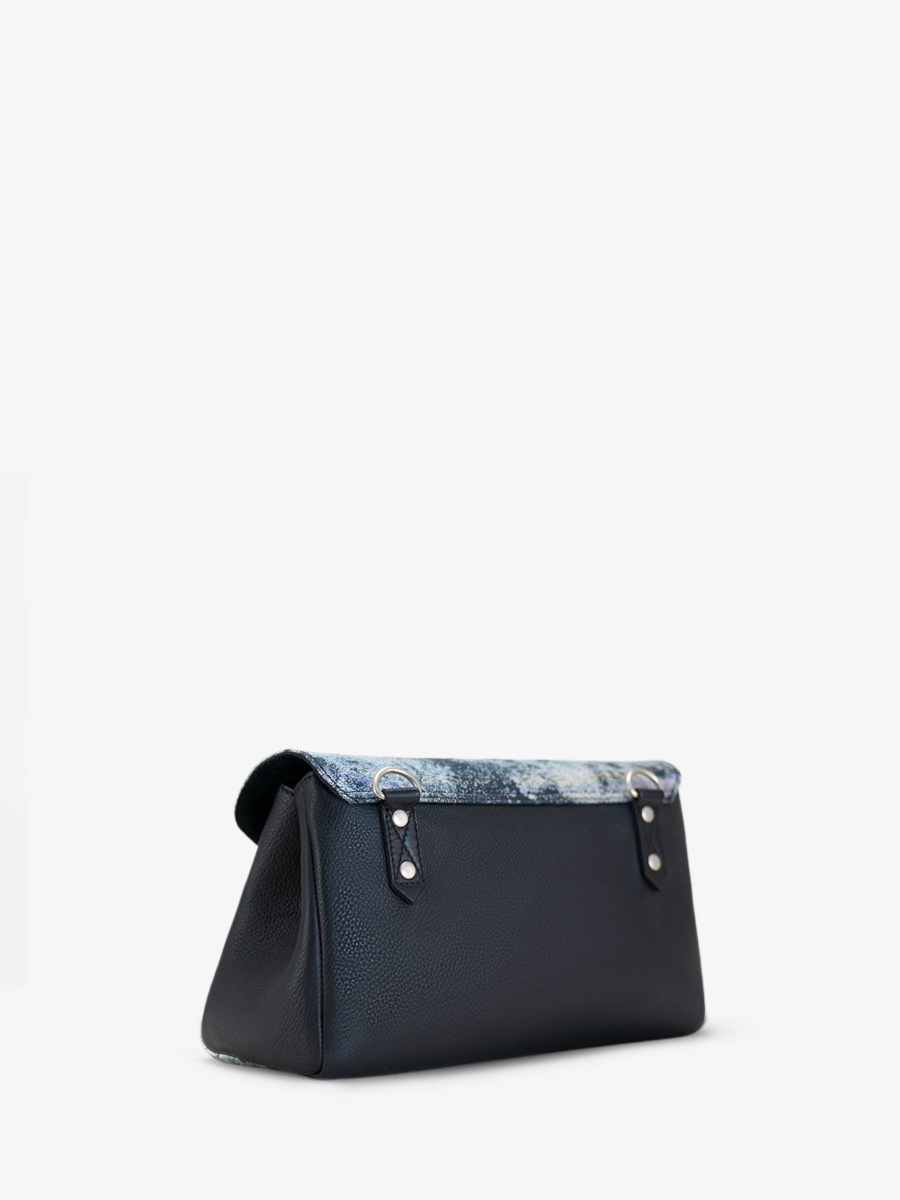 foto-vista-dietro-borsa-a-tramoggia-in-pelle-olografica-suzon-m-galaxie-paul-marius-w25m-gal