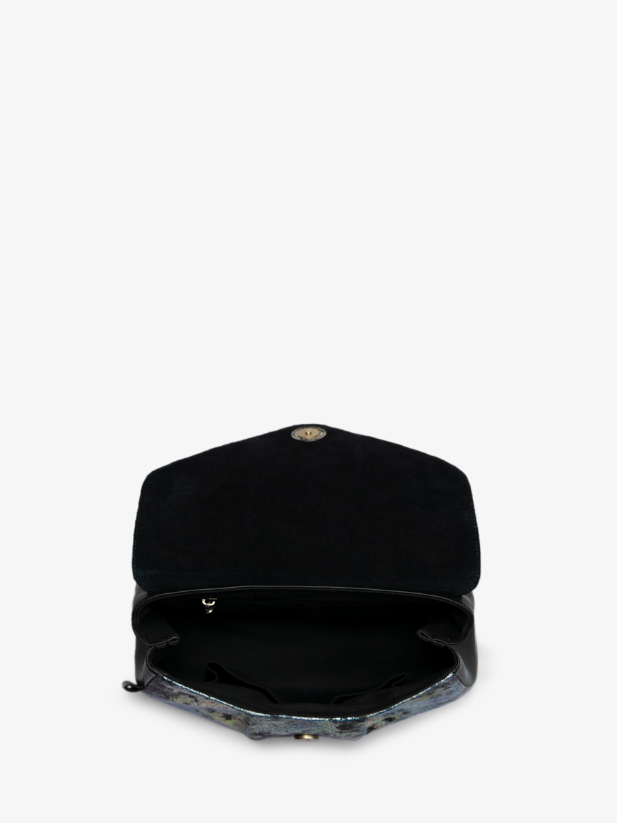 foto-vista-interna-borsa-a-tramoggia-in-pelle-olografica-suzon-m-galaxie-paul-marius-w25m-gal