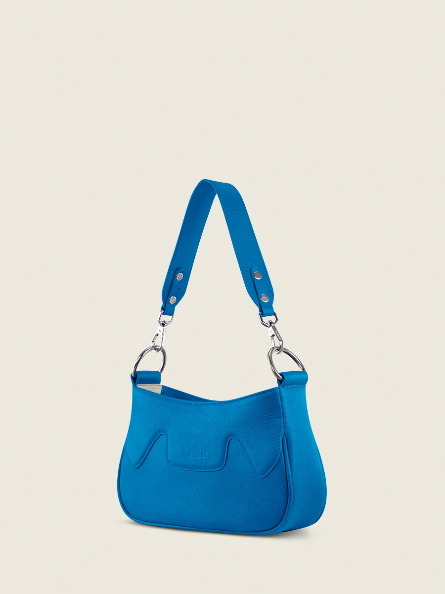 foto-vista-dietro-borsa-a-mezzaluna-in-pelle-blu-garance-neon-paul-marius-w40-ne-blu