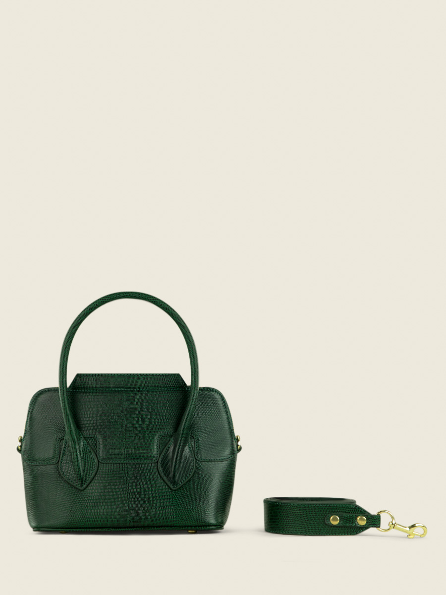 foto-vista-frontale-mini-borsa-a-mano-in-pelle-verde-gisele-xs-1960-malachite-paul-marius-w32xs-l-dg