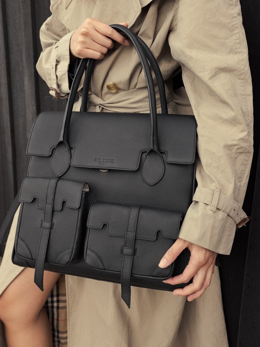 borsa-da-viaggio-james-nero-carbone-vista-zoom-materiale-W53 BM B-KH