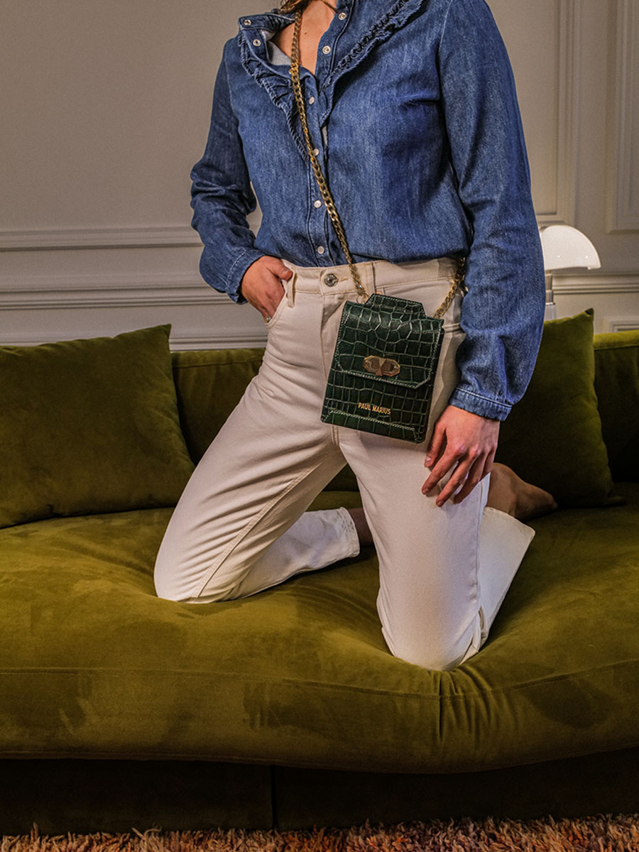 foto-portafoglio-portacellulare-in-pelle-donna-agathe-alligator-nero-paul-marius-m70-a-b