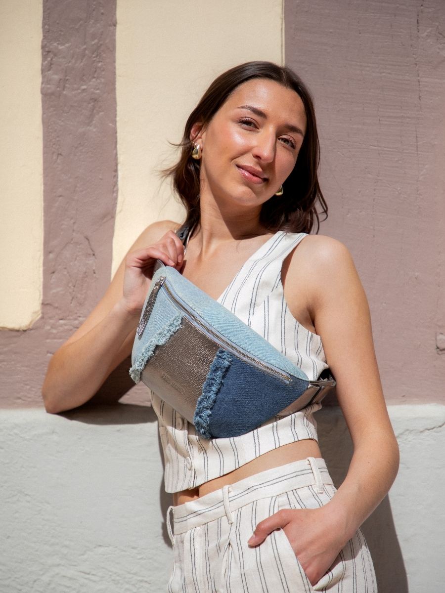 foto-vista-frontale-marsupio-in-denim-argento-donna-labanane-denim-acier-paul-marius-m503-gm-denim