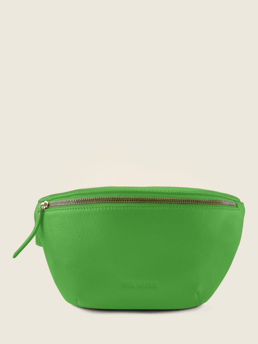 foto-vista-lato-borsa-a-braccio-in-pelle-verde-labanane-sorbet-kiwi-paul-marius-m503-sb-gr
