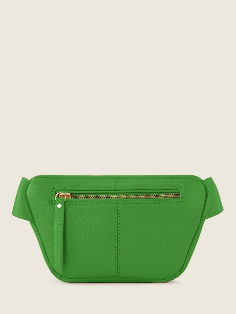 foto-vista-posteriore-mini-borsa-banana-in-pelle-verde-labanane-xs-sorbet-kiwi-paul-marius-m503xs-sb-gr