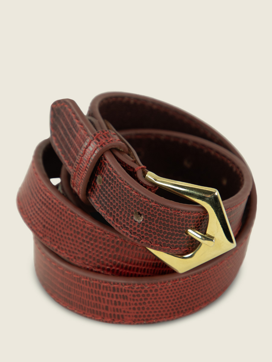 foto-vista-frontale-cintura-in-pelle-per-donna-rossa-laceinture-albane-1960-granata-paul-marius-lb-l-r