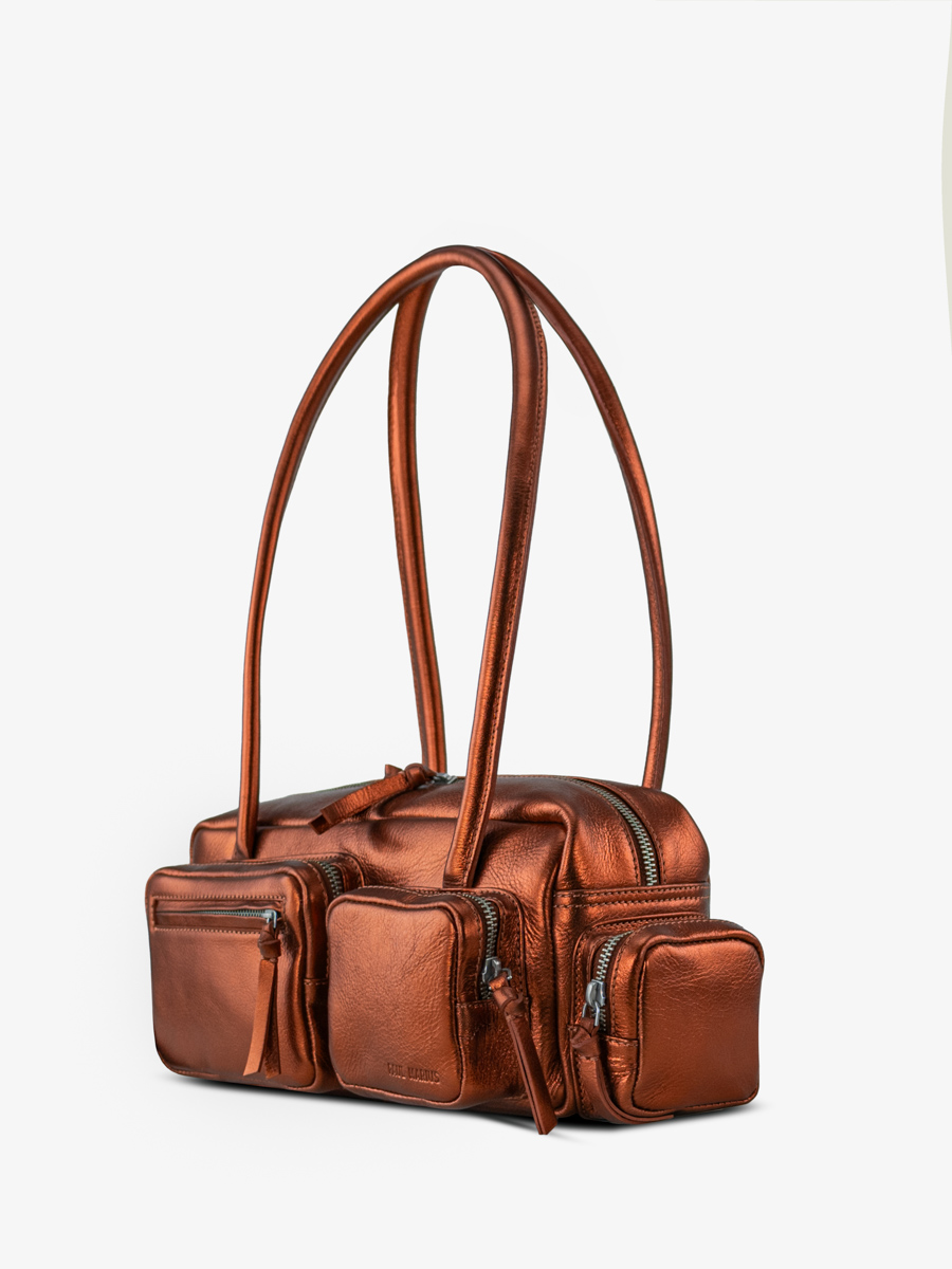 borsa-multitasking-in-pelle-ramata-metallizzata-lebasset-90s-ginger-vista-laterale-w56-m-o