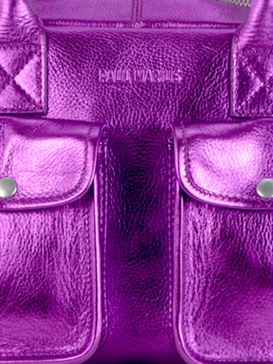 foto-vista-zoom-materiale-borsa-a-mano-in-pelle-viola-metallizzata-ledandy-s-bonbon-paul-marius-w04s-m-p