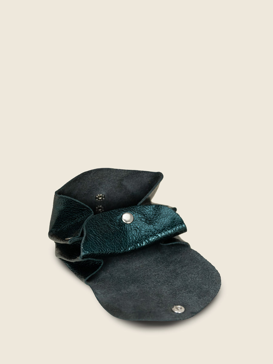 portamonete-in-pelle-verde-scintillante-legustave-mezzanotte-vista-interna-clp-m-gr