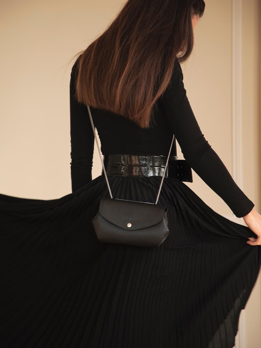 mini-borsa-legustave-pochette-nera-vista-zoom-materiale-clpl-b